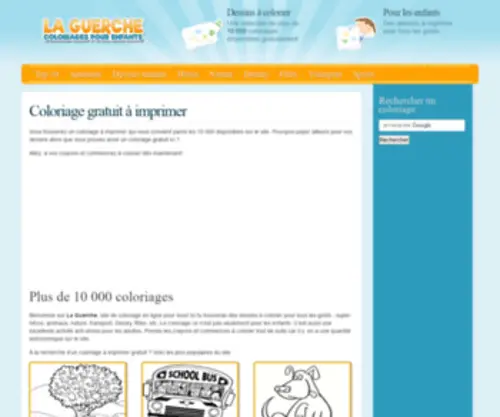 Laguerche.com(Coloriage à imprimer) Screenshot