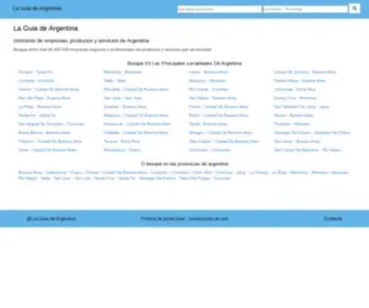 Laguiadeargentina.com(Directorio de empresas) Screenshot