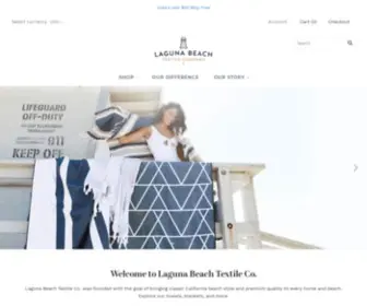 Lagunabeachtextileco.com(Laguna Beach Textile Company) Screenshot