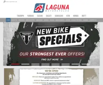 Laguna.co.uk(Laguna Motorcycles) Screenshot