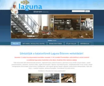 Lagunaetteremfured.hu(RÓLUNK) Screenshot