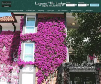 Lagunahillslodge.com(Laguna Hills Hotels) Screenshot