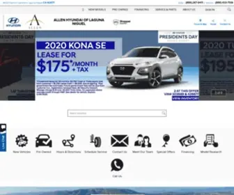 Lagunahyundai.com(Allen Hyundai Of Laguna Niguel) Screenshot