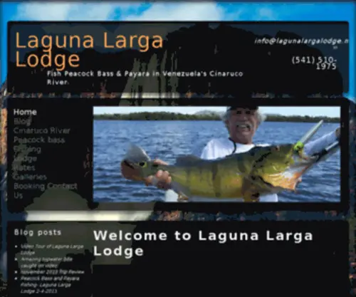 Lagunalargalodge.net(Laguna Larga Lodge) Screenshot