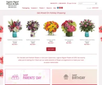 Lagunaniguelflowersandgifts.com(San Juan Capistrano Florist) Screenshot