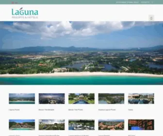 Lagunaresorts.com(Laguna Resorts and Hotels Public Company Limited) Screenshot