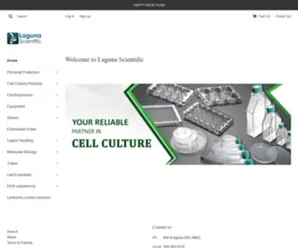 Lagunascientific.com(Laguna scientific) Screenshot