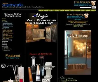 Lagunawaterworks.com(Indoor outdoor water fountains) Screenshot