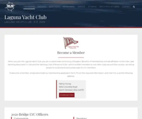 Lagunayachtclub.com(Laguna Yacht Club) Screenshot