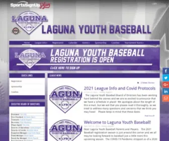 Lagunayouthbaseball.com(Lagunayouthbaseball) Screenshot