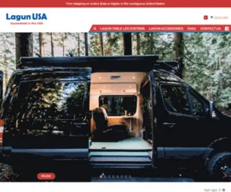 Lagunusa.com(Camper, rv, boat and van table leg systems) Screenshot