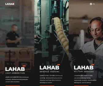 Lahab.ae(Munitions Manufacturers & Suppliers) Screenshot