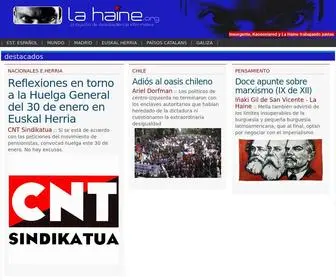 Lahaine.org(La Haine) Screenshot