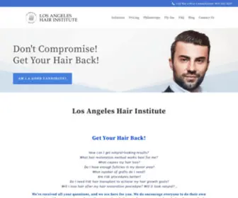 Lahairinstitute.com(Los Angeles Hair Institute) Screenshot