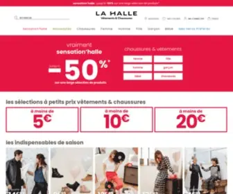 Lahalle.com(La Halle : vêtements) Screenshot