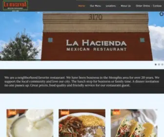 Lahamemphis.com(La Hacienda Mexican Restaurant) Screenshot