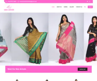 Laharihandlooms.com(Lahari handlooms (Sarees shop)) Screenshot