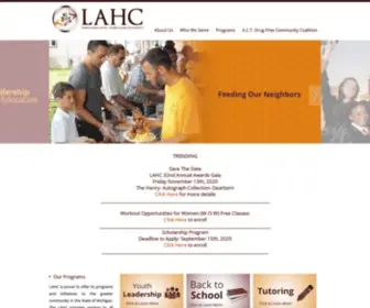 Lahc.org(Enriching Lives) Screenshot