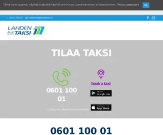 Lahdenaluetaksi.fi(Lahdenaluetaksi) Screenshot