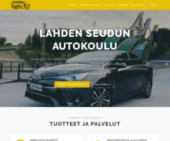 Lahdenseudunautokoulu.fi(Lahden Seudun Autokoulu) Screenshot