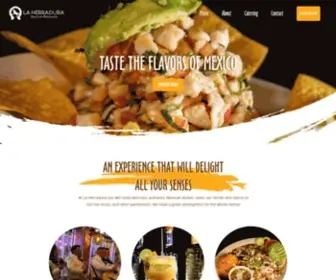 Laherraduramx.com(Mexican Restaurant Orlando) Screenshot