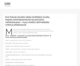 Lahimedia.fi(Lähimedia Oy) Screenshot