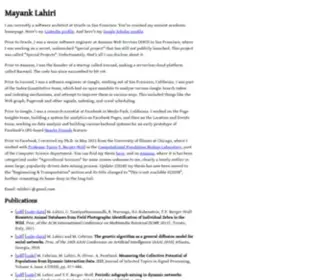 Lahiri.me(Mayank Lahiri) Screenshot