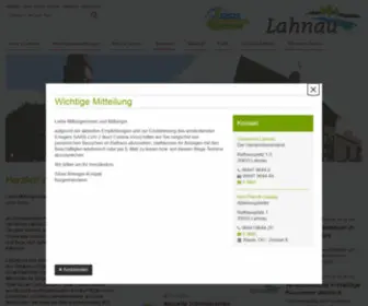 Lahnau.de(Gemeinde Lahnau) Screenshot