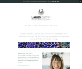 LaholistiCDentistry.com(LA Holistic Dentistry) Screenshot