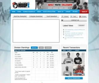 Lahoopz.com(Los Angeles Hoopz) Screenshot