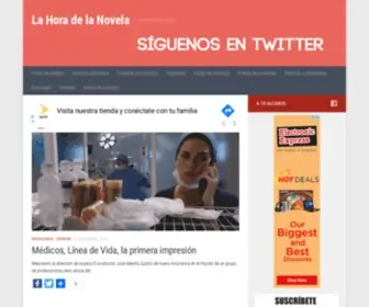 Lahoradelanovela.com(La Hora de la Novela) Screenshot