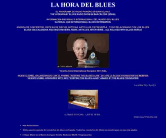 Lahoradelblues.com(La hora del blues) Screenshot