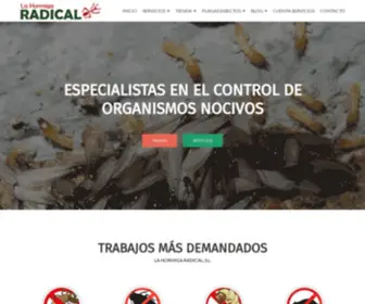 Lahormigaradical.es(Empresa) Screenshot