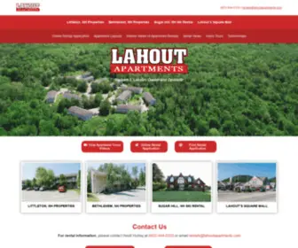 Lahoutapartments.com(RESIDENTIAL & COMMERCIAL RENTALS) Screenshot