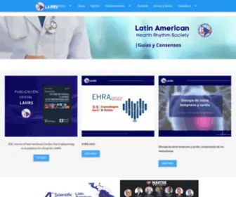 Lahrs.org(Latin American Heart Rhythm Society) Screenshot