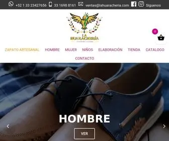 Lahuaracheria.com(Zapato Artesanal) Screenshot