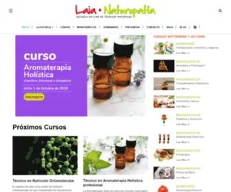 Laianaturopatia.com(Escuela online) Screenshot