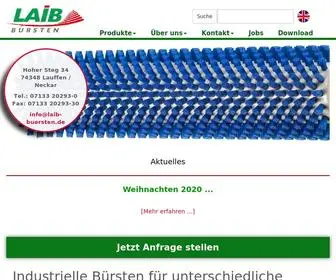 Laib-Buersten.de(Laib Bürsten) Screenshot