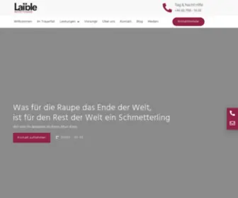 Laible-Bestattungen.de(Bestatter Schwaikheim) Screenshot