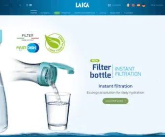 Laica.com(Laica products) Screenshot
