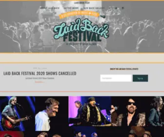 Laidbackfestival.com(The Laid Back Festival) Screenshot