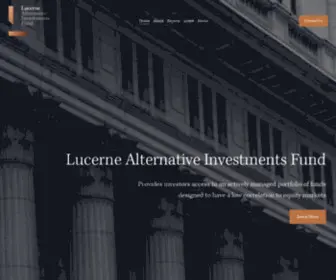 Laif.com.au(The Lucerne Alternative Investments Fund) Screenshot