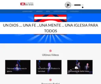 Laiglesiadedios.us(La Iglesia De Dios Informacion De Nuestra Iglesia) Screenshot