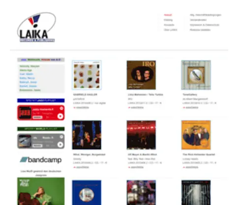 Laika-Records.com(Laika Records) Screenshot