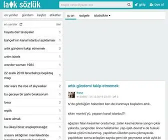 Laiksozluk.net(Laik Sözlük) Screenshot