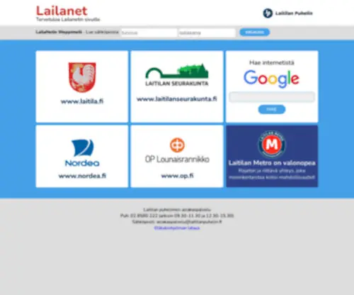 Lailanet.fi(Lailanet) Screenshot