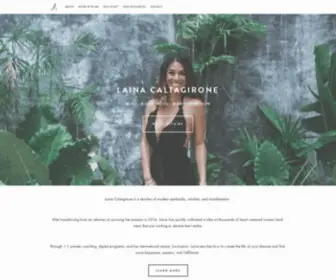 Lainacaltagirone.com(Laina Caltagirone) Screenshot