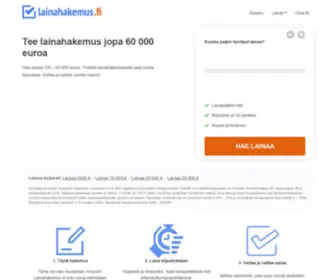 Lainahakemus.fi(Yksi lainahakemus) Screenshot