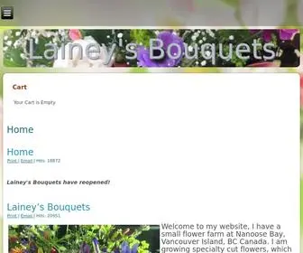 Laineysbouquets.ca(Your special flowers store) Screenshot