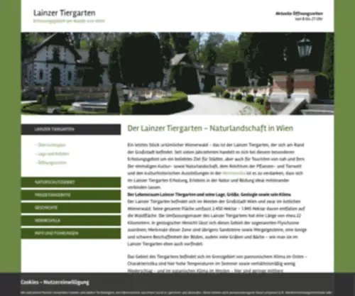 Lainzer-Tiergarten.at(Lainzer Tiergarten) Screenshot